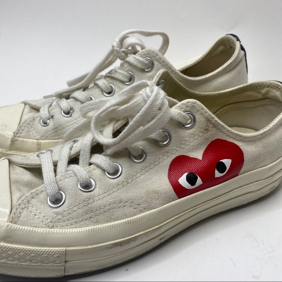 Converse CDG Play Low Top Sneakers Men 8 Women 6.5 - Picture 3 of 15